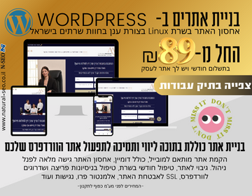 אתר וורדפרס מקצועי בבעלותך
